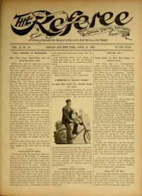 The Referee, Vol 12, No 25 cover