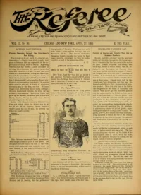 The Referee, Vol 12, No 26 cover