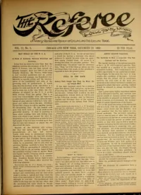 The Referee, Vol 12, No 9 cover