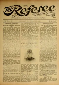 The Referee, Vol 13, No 12 cover
