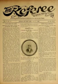 The Referee, Vol 13, No 13 cover