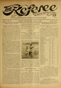 The Referee, Vol 13, No 14 cover