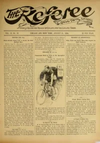 The Referee, Vol 13, No 18 cover