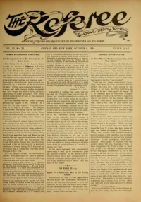 The Referee, Vol 13, No 23 cover