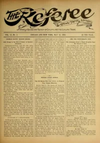 The Referee, Vol 13, No 3 cover