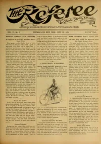 The Referee, Vol 13, No 8 cover