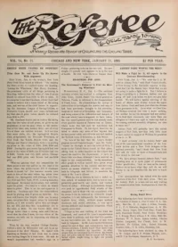 The Referee, Vol 14, No 11 cover