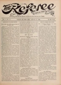 The Referee, Vol 14, No 12 cover
