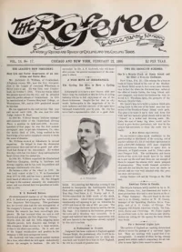 The Referee, Vol 14, No 17 cover