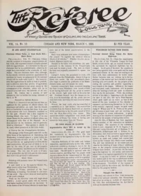 The Referee, Vol 14, No 18 cover