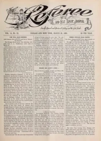 The Referee, Vol 14, No 22 cover