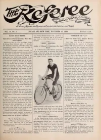The Referee, Vol 14, No 3 cover