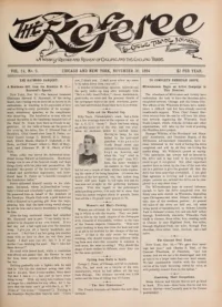 The Referee, Vol 14, No 5 cover