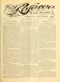 The Referee, Vol 15, No 14 cover