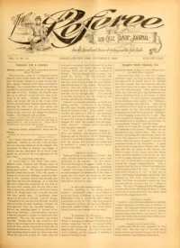 The Referee, Vol 15, No 19 cover