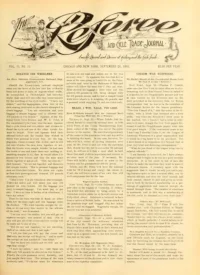 The Referee, Vol 15, No 22 cover