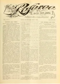 The Referee, Vol 15, No 9 cover