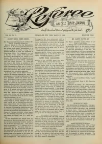 The Referee, Vol 16, No 21 cover
