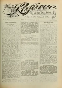 The Referee, Vol 16, No 22 cover