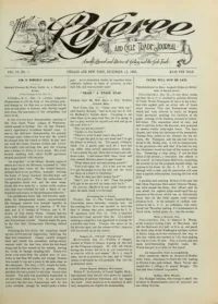 The Referee, Vol 16, No 7 cover