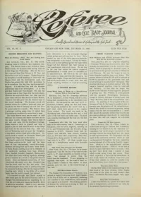 The Referee, Vol 16, No 9 cover