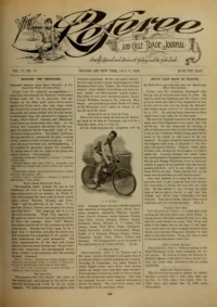 The Referee, Vol 17, No 10 cover