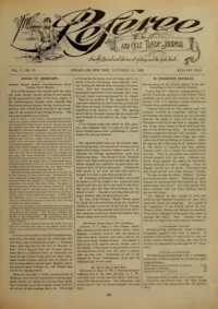 The Referee, Vol 17, No 19 cover