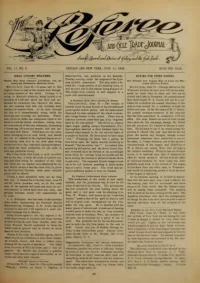 The Referee, Vol 17, No 8 cover