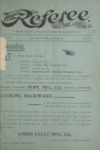 The Referee Cycle Trade Review cover