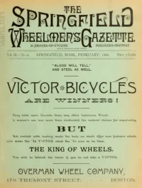 The Springfield Wheelmens Gazette, Vol 3, No 10 cover