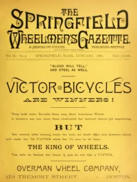 The Springfield Wheelmens Gazette, Vol 3, No 9 cover