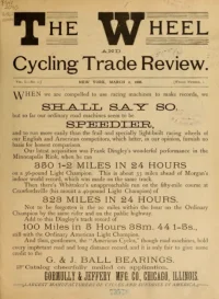 The Wheel Cycling Trade Review cover