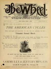 The Wheel Cycling Trade Review, Vol 1, No 14 cover