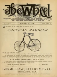 The Wheel Cycling Trade Review, Vol 1, No 19 cover