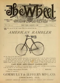 The Wheel Cycling Trade Review, Vol 1, No 23 cover