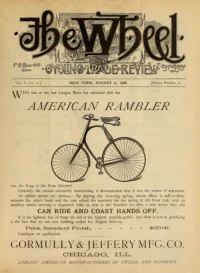 The Wheel Cycling Trade Review, Vol 1, No 25 cover