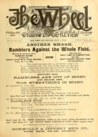 The Wheel Cycling Trade Review, Vol 11, No 20 cover