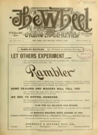 The Wheel Cycling Trade Review, Vol 13, No 7 cover