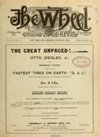 The Wheel Cycling Trade Review, Vol 14, No 1 cover