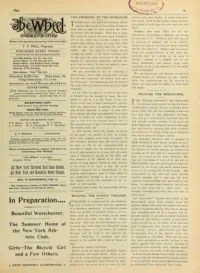The Wheel Cycling Trade Review, Vol 15, No 13 cover