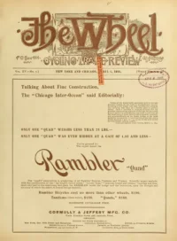 The Wheel Cycling Trade Review, Vol 15, No 7 cover