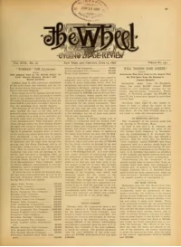 The Wheel Cycling Trade Review, Vol 17, No 18 cover