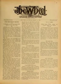 The Wheel Cycling Trade Review, Vol 17, No 26 cover