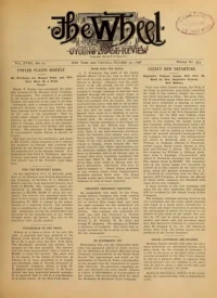 The Wheel Cycling Trade Review, Vol 18, No 11 cover