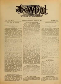 The Wheel Cycling Trade Review, Vol 18, No 22 cover