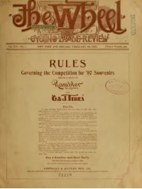 The Wheel Cycling Trade Review, Vol 19, No 1 cover