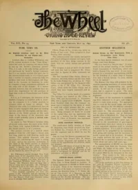 The Wheel Cycling Trade Review, Vol 19, No 13 cover