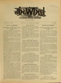 The Wheel Cycling Trade Review, Vol 19, No 22 cover
