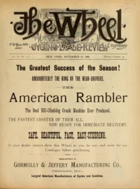 The Wheel Cycling Trade Review, Vol 2, No 12 cover