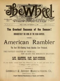 The Wheel Cycling Trade Review, Vol 2, No 13 cover